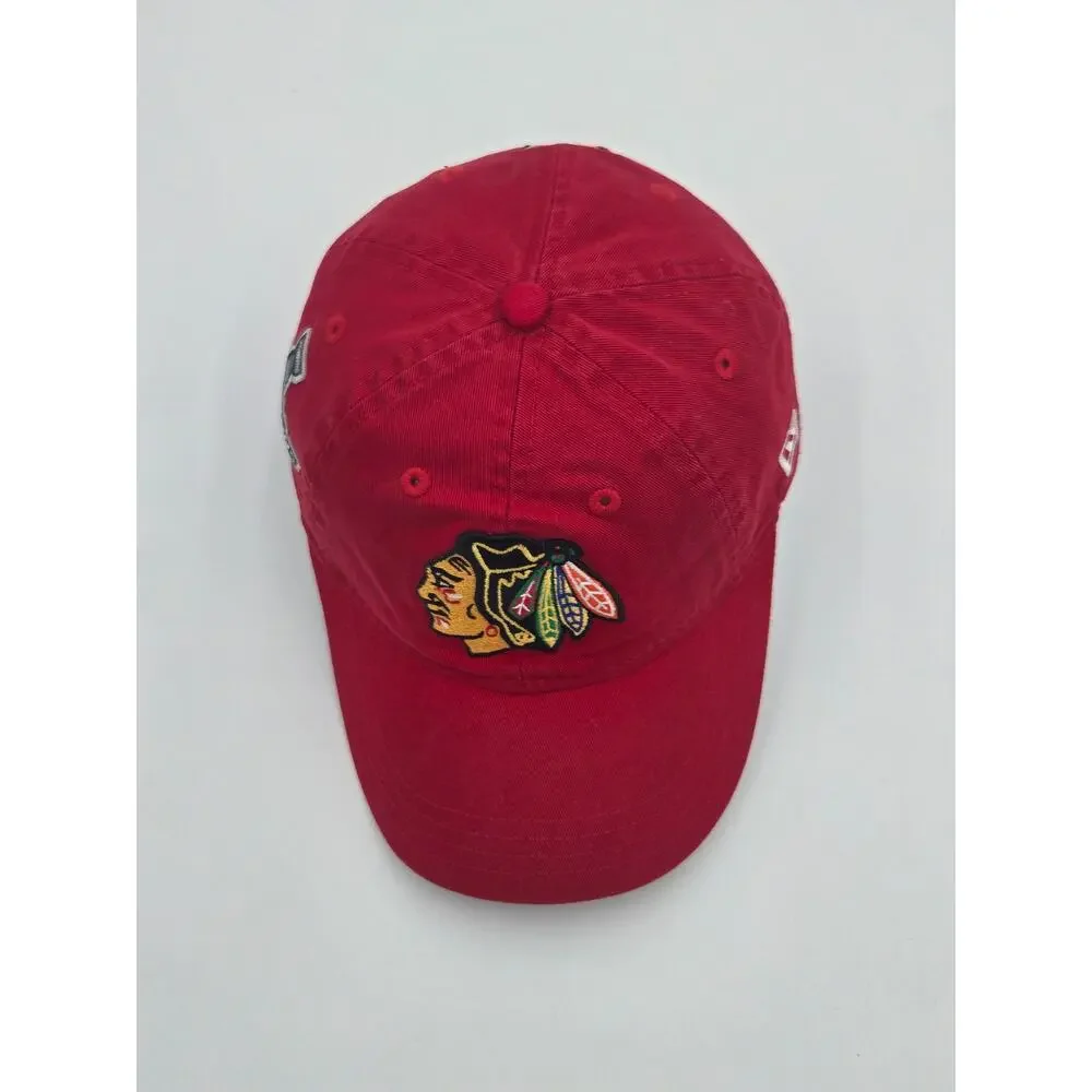 New Era Chicago Blackhawks Youth Adjustable Baseball Cap Red
